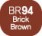 Touch Twin Marker Brick Brown BR94