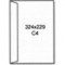 Kuvert 1001 C4 2-p  Azure Blue 393