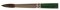 Ekorrhårspensel 2 mm x 11 mm rund, kort skaft 600-02