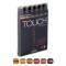 Touch Twin Marker 6 Set [Wood Color]