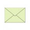 Dubbelt Kort Artoline cards B6 pistachio