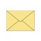 Kuvert Artoline envel. B6 sand-gold