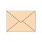 Kuvert Artoline envel. <E6 salmon