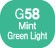 Touch Twin Marker Mint Green Light G58