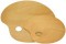 Träpalett oval 20x30x0,5 cm