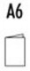 Dubbelt Kort 1001 A6 Ligg. 5-p  White 211