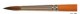 Mårdhårspensel 4,5 mm x 20 mm rund, kort skaft 700-08