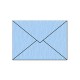 Dubbelt Kort Artoline cards B6 sky
